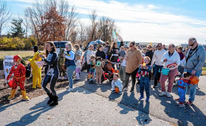 Residents gather for the Harvest Festival &amp; Trunk or Treat at White Lake Fields.