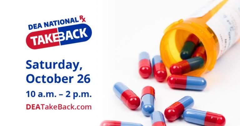 Prescription Drug Take Back Day is today