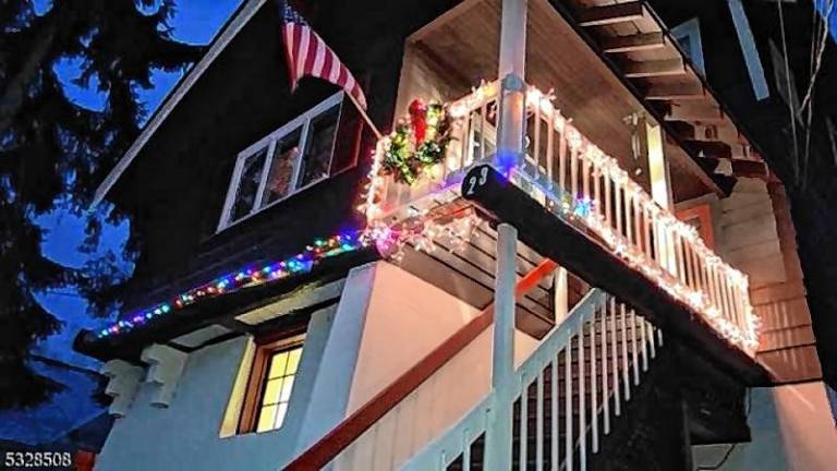 Balcony overlooking Lake Mohawk