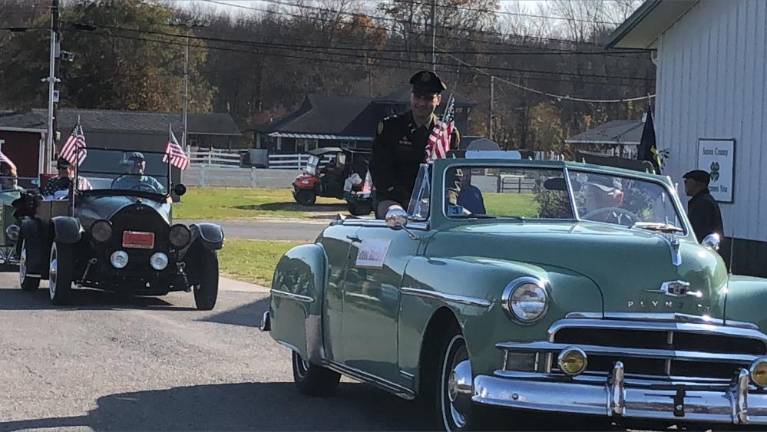 U.S. Army Capt. Robert ‘Bo’ Farrell of Hamburg was grand marshal of the 23rd annual Salute to Military Veterans on Sunday, Nov. 5 at the Sussex County Fairgrounds. (Photos by Kathy Shwiff)